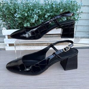 J. Crew Layne Slingback Heels